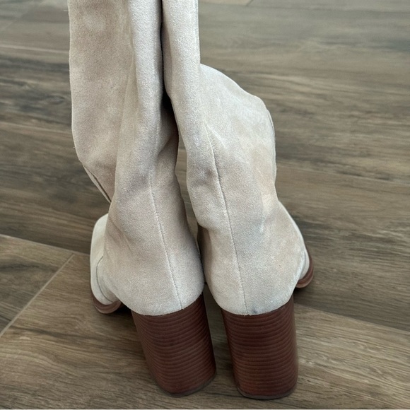 DOLCE VITA Calf High Suede Nokia Slouch Booties in Dune - Picture 5 of 6